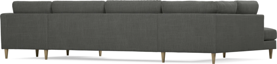 Bridge - 3-sits soffa med divan vänster och schäslong höger - Grå