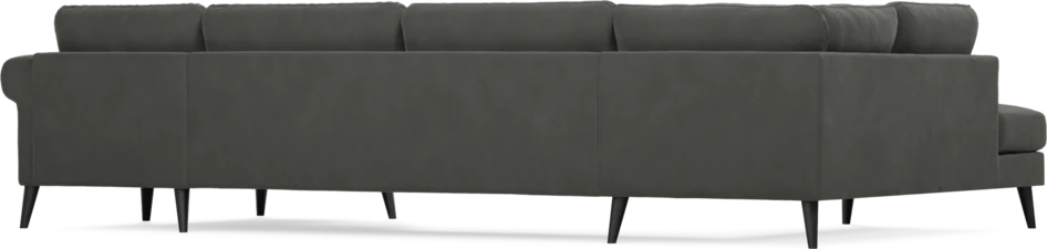 Bridge - 3-sits soffa med divan vänster och schäslong höger - Grå