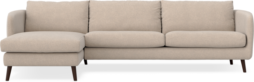 Madison - 3-sits soffa med schäslong vänster - Beige