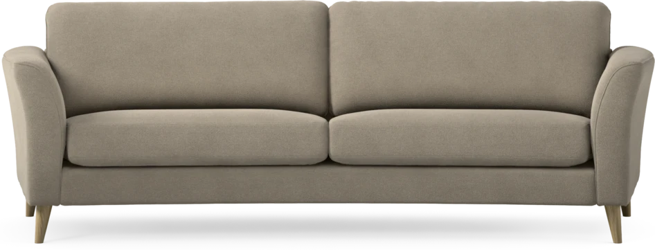Bridge - 3-sits soffa svängd - Beige