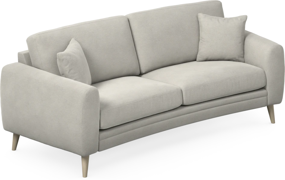 Eden - 2,5-sits soffa svängd - Grå