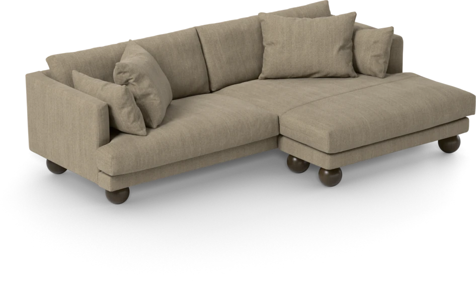 Harper - 4-sits med schäslong XL höger - Beige