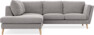 Madison - 2-sits soffa med divan vänster - Grå