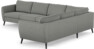 County - Hörnsoffa, 3+2-sits - Grå