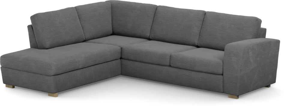 Friday - 2,5-sits soffa med divan vänster - Grå