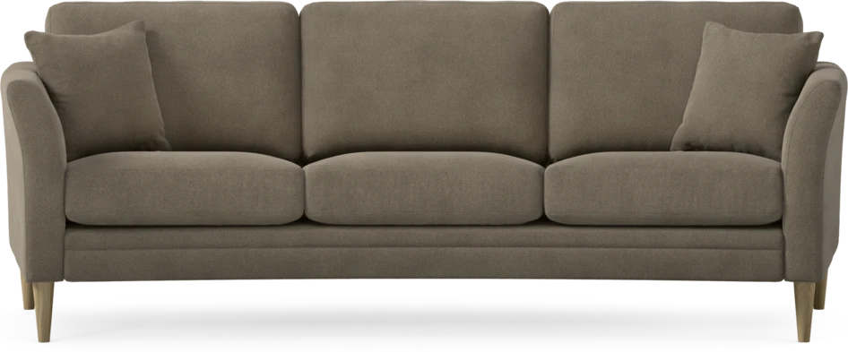 Eden - 3-sits soffa svängd - Beige