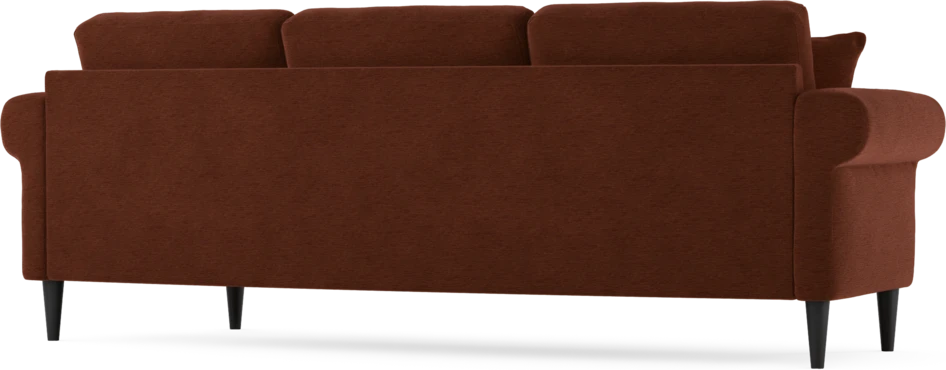Eden - 3-sits soffa svängd - Orange