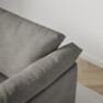 Cherrie - 3-sits soffa, fast klädsel - Grå