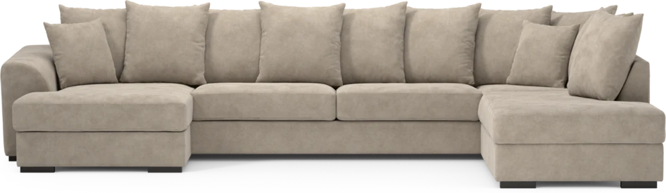 Town - 3-sits soffa med divan höger och schäslong vänster - Beige