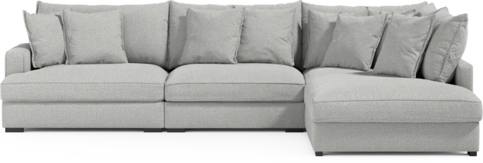 Rossi, 3-sits soffa med divan höger