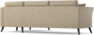 Eden - 2,5-sits soffa med schäslong - Beige
