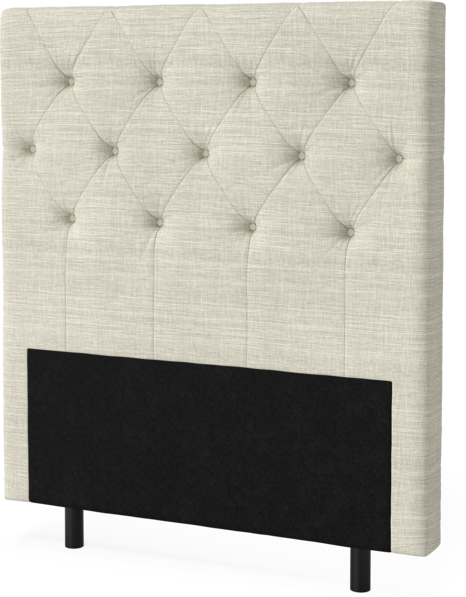 New York pikerad - Sänggavel, 90-210 cm - Beige