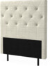 New York pikerad - Sänggavel, 90-210 cm - Beige