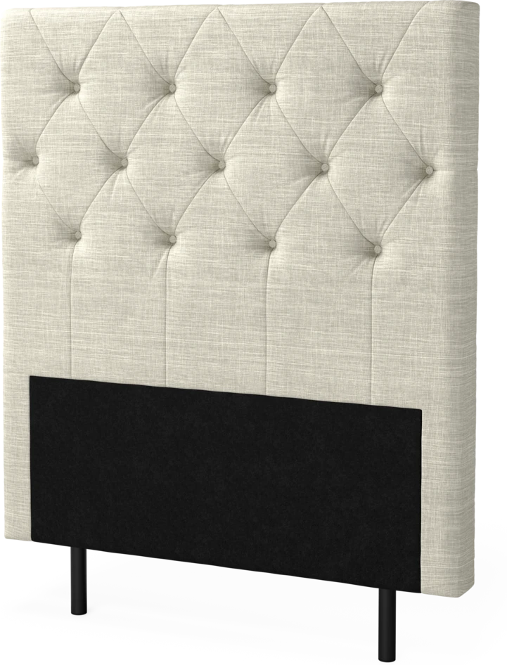 New York pikerad - Sänggavel, 90-210 cm - Beige