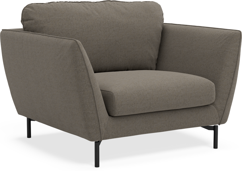 Madison Lux - Fåtölj, 70 cm - Brun
