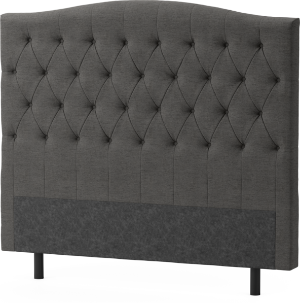 Delux Välvd - Sänggavel, 90-210 cm - Grå