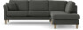 Eden - 2,5-sits soffa med divan - Grå