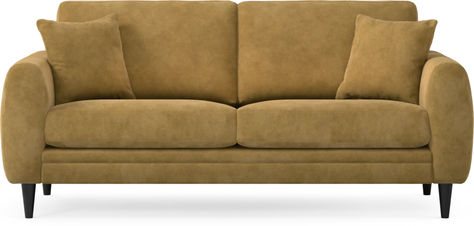 Eden - 2,5-sits soffa - Gul