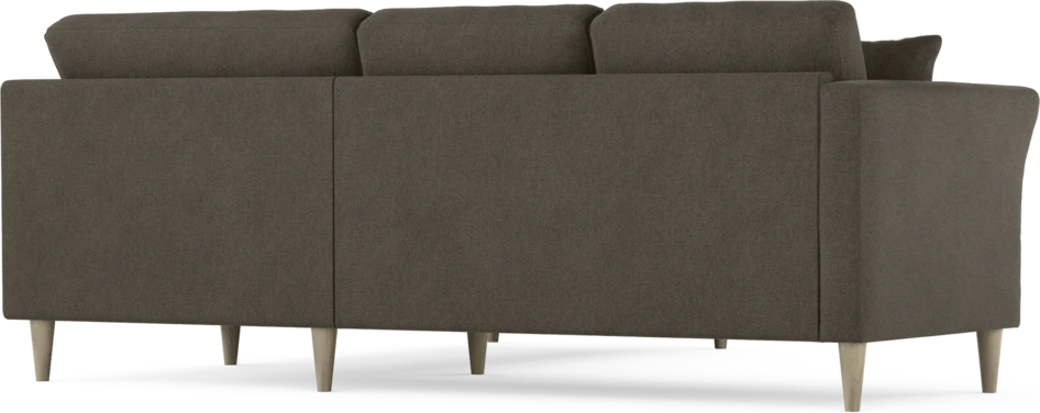 Eden - Hörnsoffa, 2+2-sits - Brun