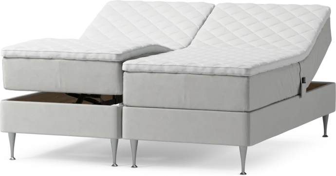 Delux Dream, Ställbar säng, dubbelsäng med bäddmadrass