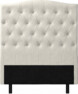 Delux Välvd - Sänggavel, 90-210 cm - Beige