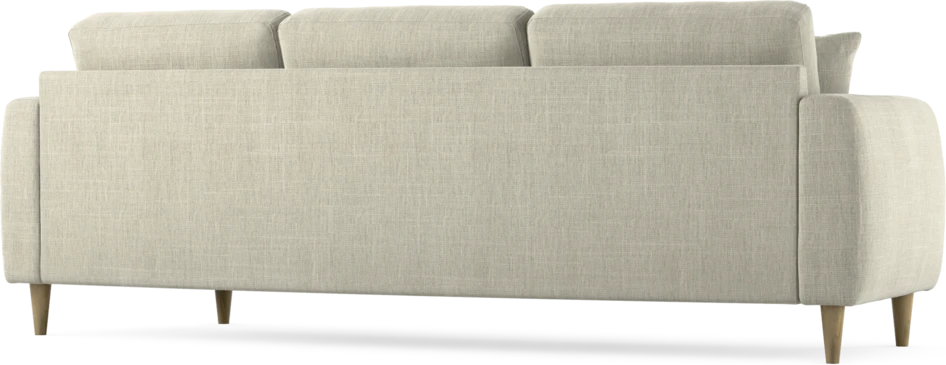 Eden - 3-sits soffa svängd - Beige
