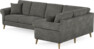 Eden - Hörnsoffa, 3+1-sits - Grå