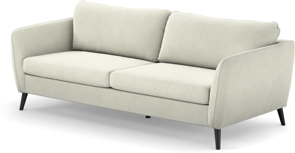 County - 2,5-sits soffa - Vit