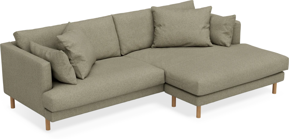 Harper - 4-sits med schäslong XL höger - Beige