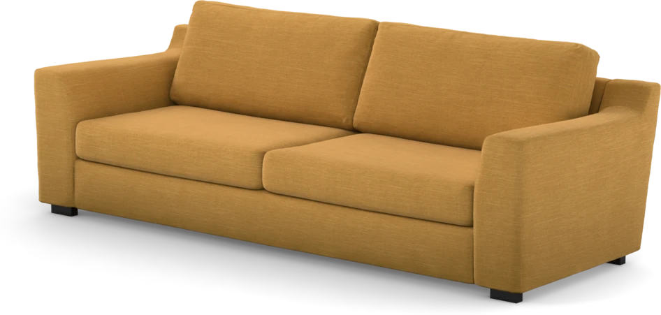 Friday - 3-sits soffa - Gul