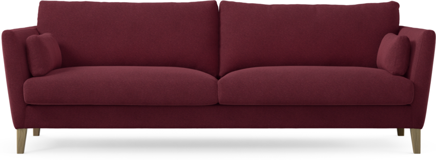 Winston - 4-sits soffa - Röd