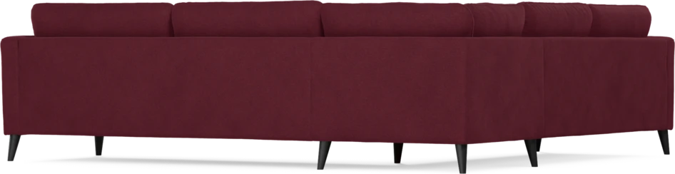 Bridge - Hörnsoffa, 2+3-sits - Röd