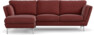 Madison Lux - 2-sits soffa med schäslong vänster - Rosa