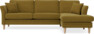 Eden - 2,5-sits soffa med schäslong - Gul