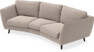 Madison - 3-sits soffa svängd, 70 cm - Beige