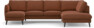 Madison Lux - 2-sits soffa med schäslong vänster och divan höger - Röd