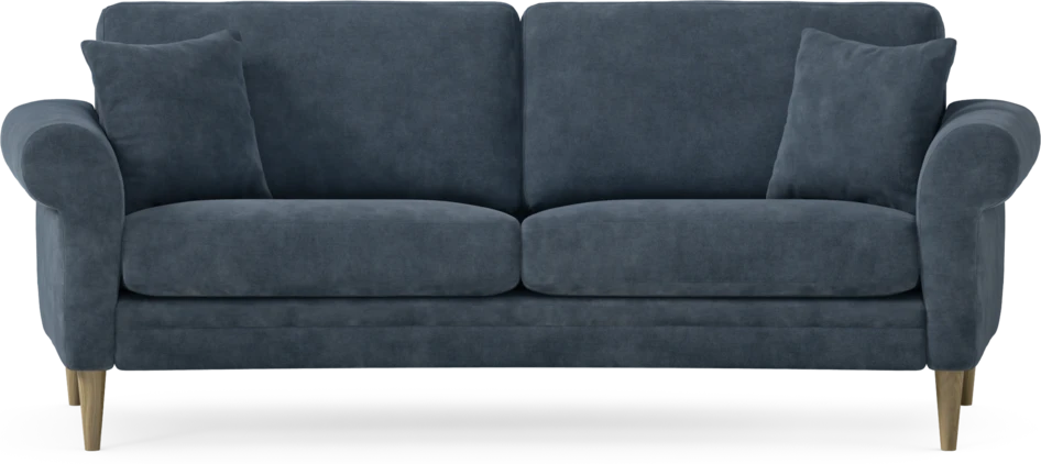 Eden - 2,5-sits soffa svängd - Blå