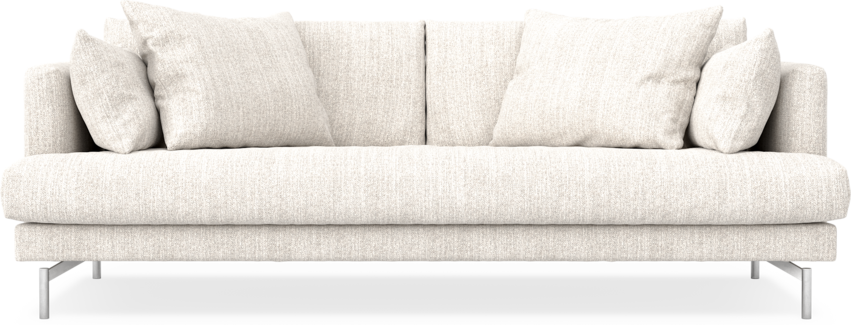 Harper - 3-sits soffa, hel dyna - Vit
