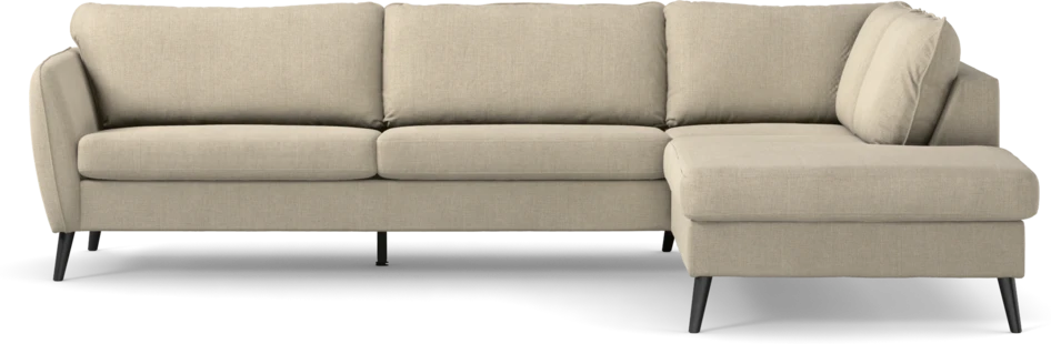 County - 2,5-sits soffa med divan höger - Beige