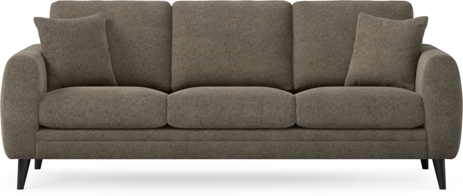 Eden - 3-sits soffa - Brun