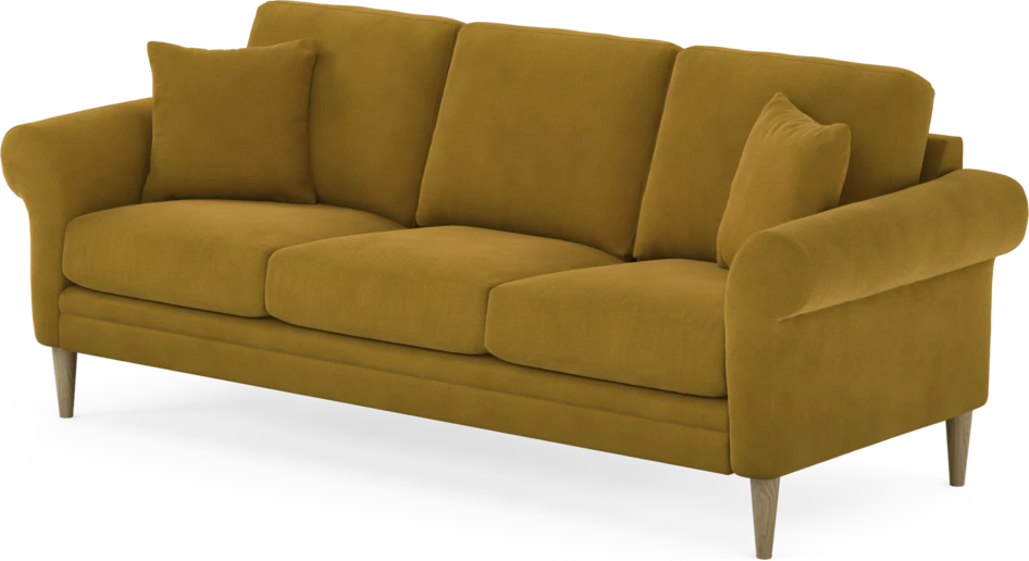 Eden - 3-sits soffa - Gul