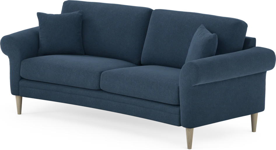 Eden - 2,5-sits soffa svängd - Blå