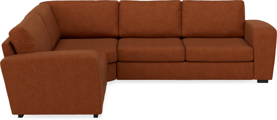 Friday - Hörnsoffa, 1,5+2,5-sits - Orange