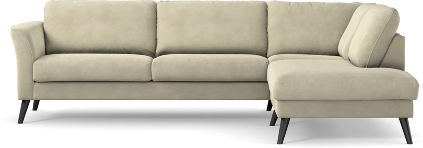 Bridge - 3-sits soffa med divan höger - Beige