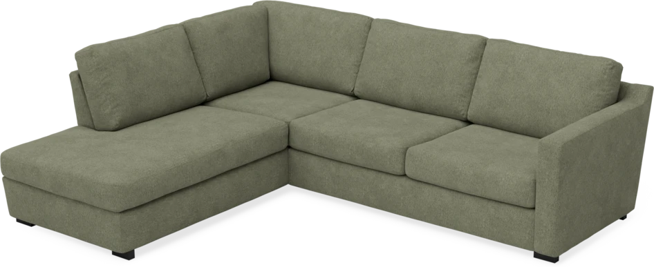 Friday - 2,5-sits soffa med divan vänster - Vit