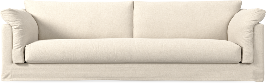 Cherrie - 4-sits soffa, hel dyna och kappa - Beige
