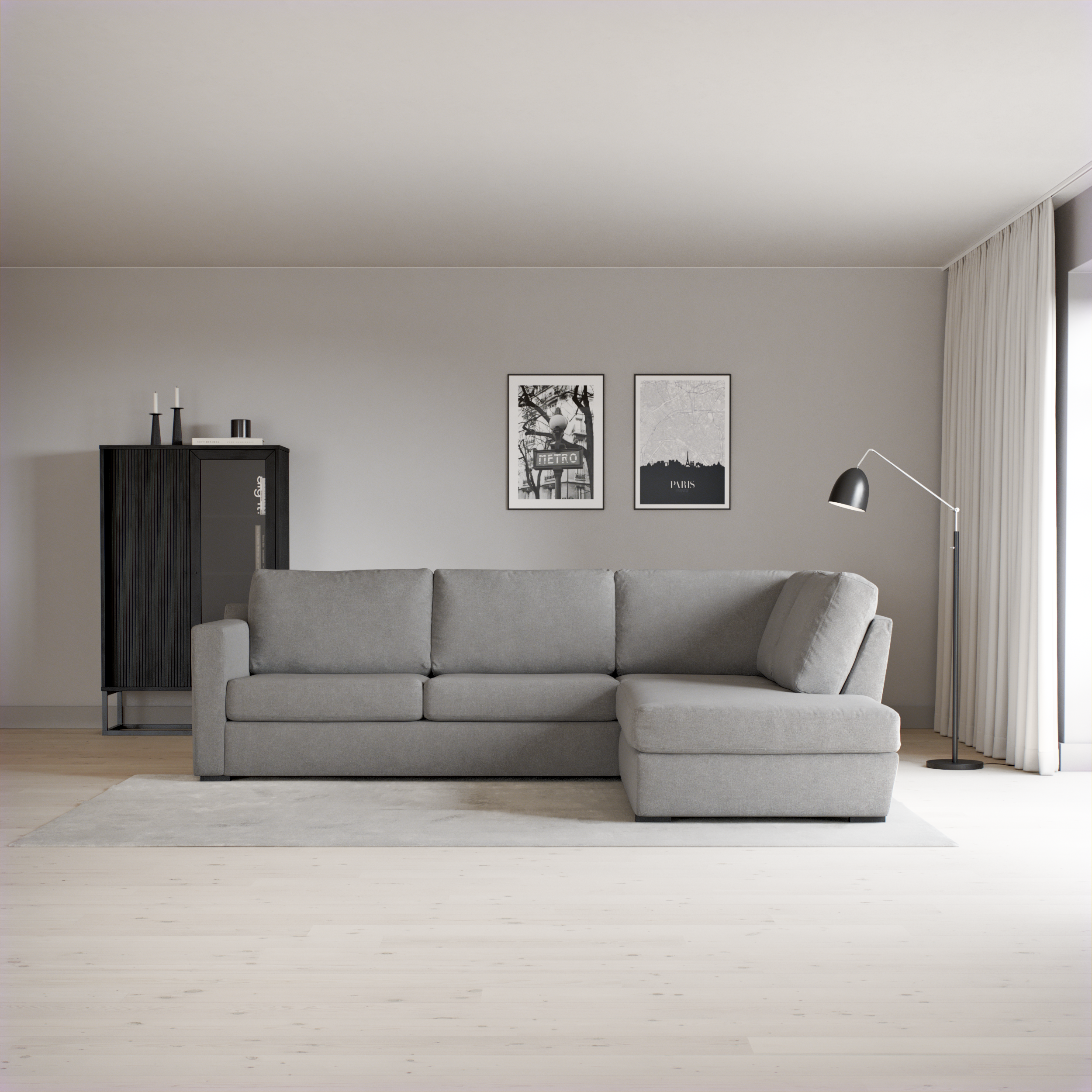 Friday - 2,5-sits soffa med divan höger - inspiration