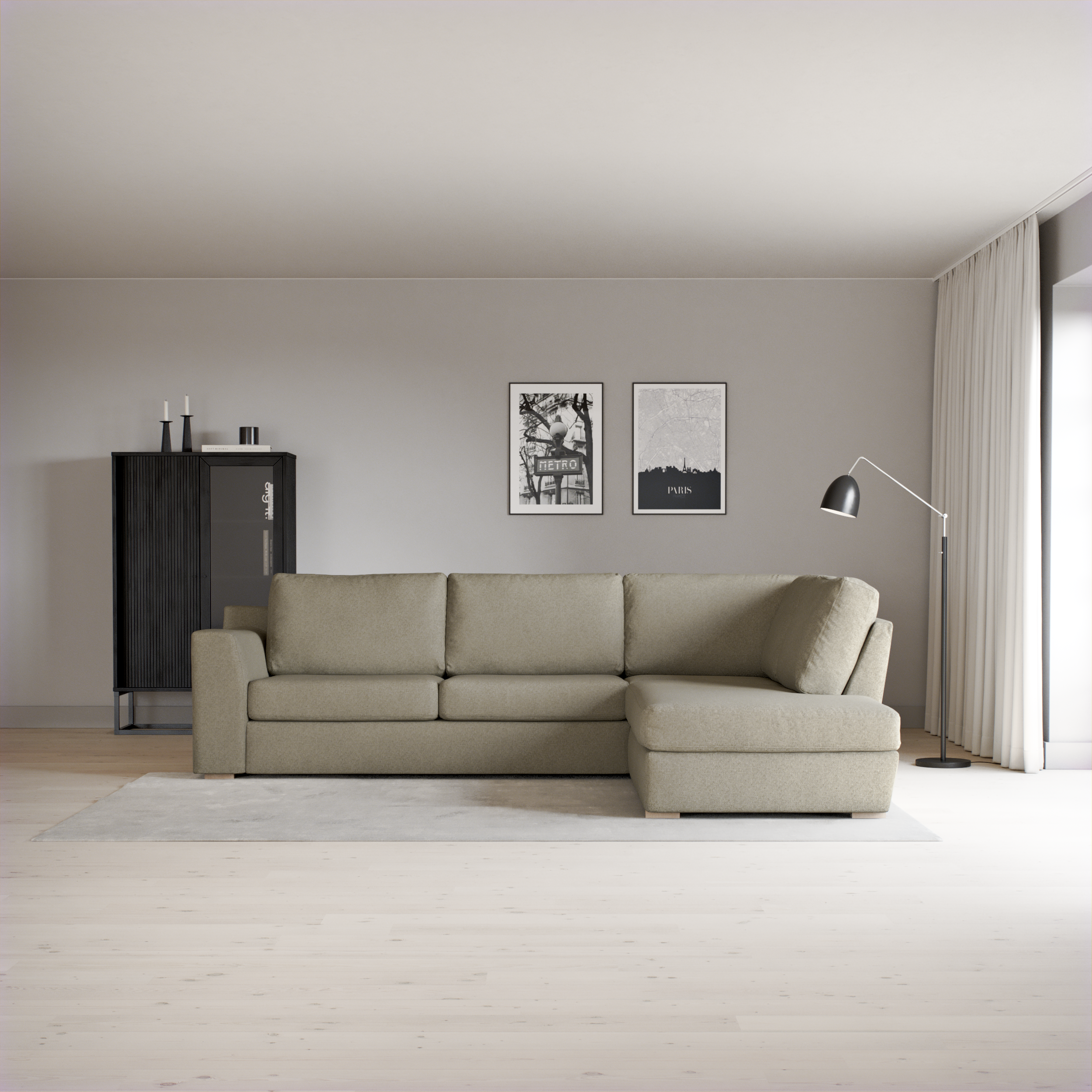 Friday - 2,5-sits soffa med divan höger - inspiration