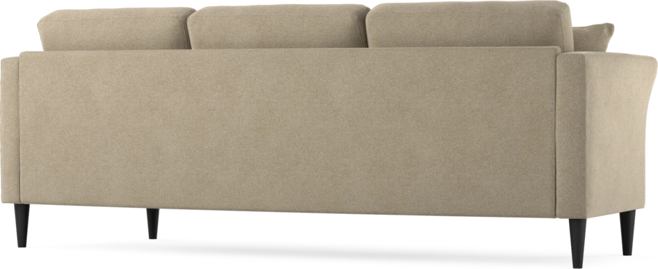 Eden - 3-sits soffa svängd - Beige