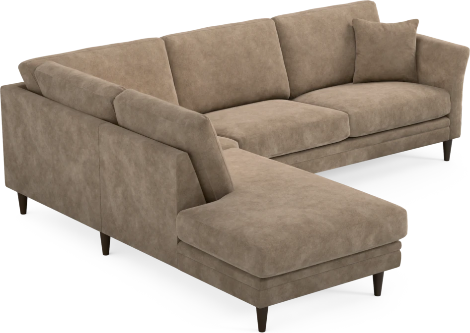 Eden - 2,5-sits soffa med divan - Beige